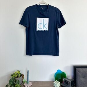 calvin klein navy blue T-shirt